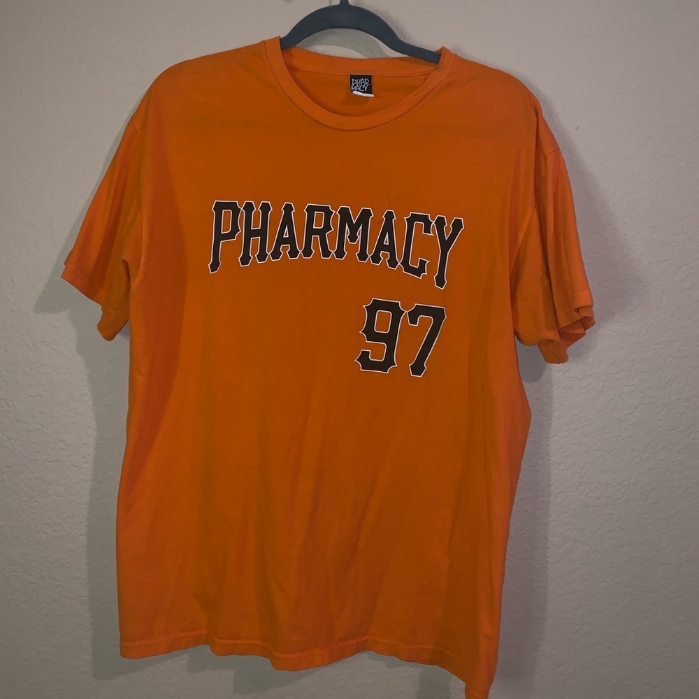 Pharmacy t-shirt.